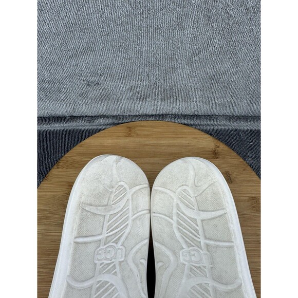 UGG Shoes Girls Size 7 White Sport Yeah Slide Sandals Platform Foam - Picture 8 of 9